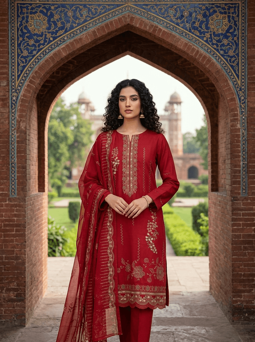 Delaya 3 Piece - Embroidered Lawn Suit